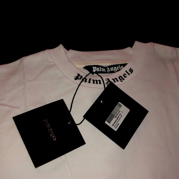 Black and white palm angels classic t-shirt